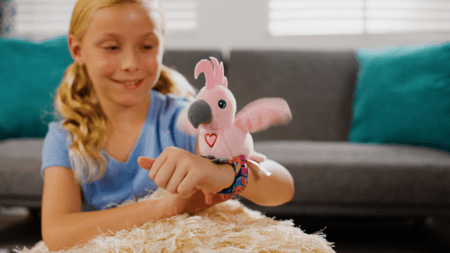 HAPPY YAPPERS interaktiivne plüüsist lind Kakaduu, 9595 