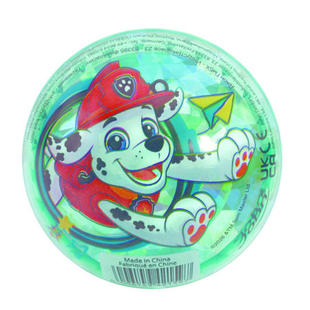 JOHN Paw Patrol vinüülpall, 100 mm, 42159 