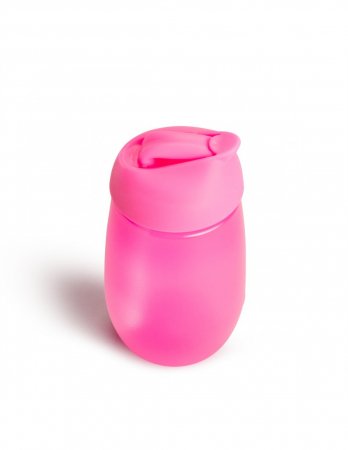 MUNCHKIN pudel kõrrega SIMPLE CLEAN, 237ml, pink, 12k+, 9001902 90019