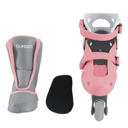 GLOBBER rulluisud Learning Skates 2 in 1, suurus 30–33, pastellroosad, 783-210 