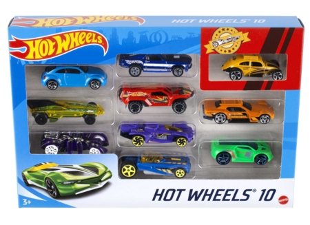 HOT WHEELS auto 10-pakk Basic, asst, 54886 