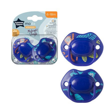 TOMMEE TIPPEE ortodontilised lutid MODA, 6-18 m., 2 tk., 43338594 43338592