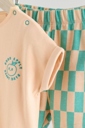 NEXT lühikeste varrukatega t-särk ja lühikesed püksid, AJ7214, 80-86