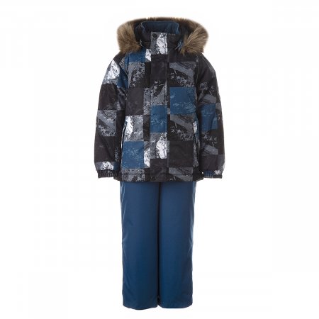 HUPPA Komplekt Winter Petrol Pattern/ Petrol 41480030-02066 41480030-02066-110