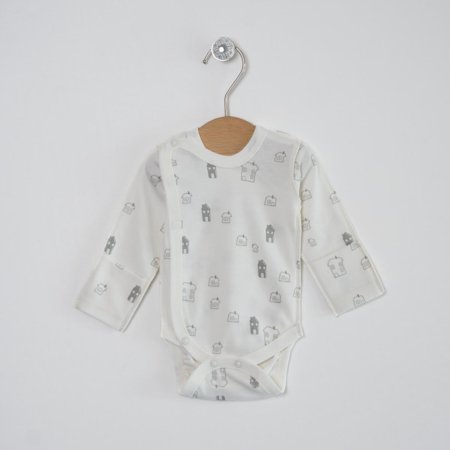 VILAURITA bodi tagurpidi õmblustega TOMMY, valge, art1152, 50 cm 