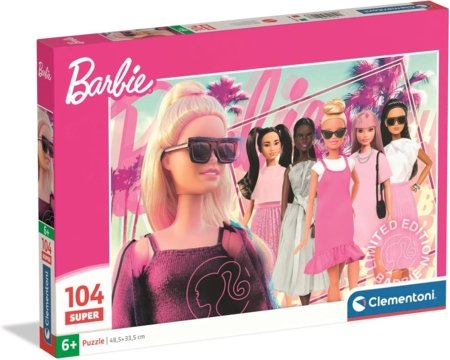 CLEMENTONI BARBIE pusle, 104 tk., 25006 