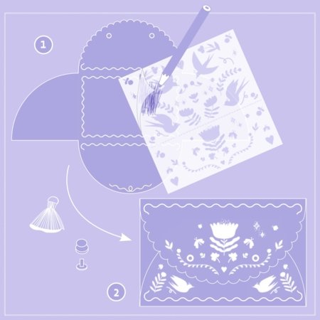 DJECO käekottide meisterdamise loovuskomplekt Sweet Fashionista, DJ07976 