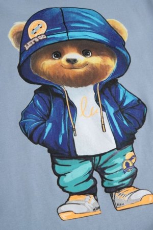 COCCODRILLO lühikeste varrukatega t-särk, sinised, WC6143213VBA-014-104, 104 cm 