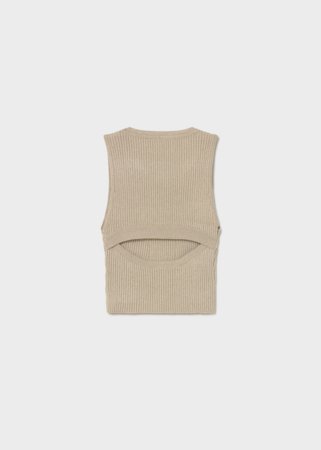 MAYORAL varrukateta pluus, sand, 6.026-40, cm 