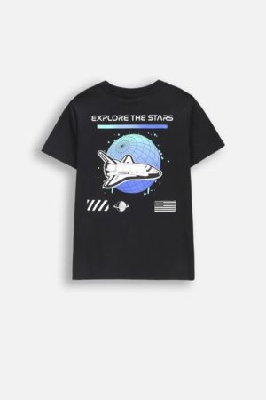 COCCODRILLO lühikeste varrukatega t-särk, mustad, suurus 