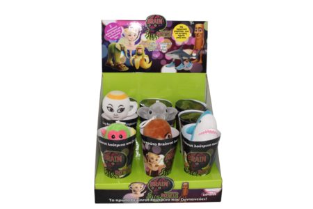 BRAIN ROT rääkiv plüüšist võtmehoidja 15 cm, assortii, BD1270 