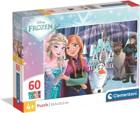 CLEMENTONI FROZEN pusle, 60 tk., 26318 