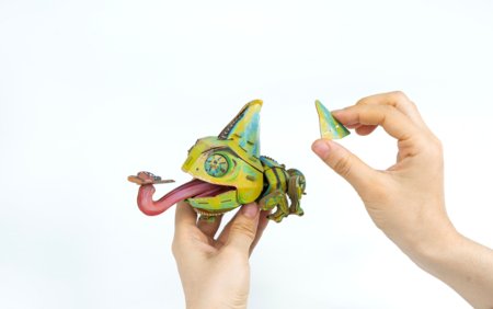 MAKEBUG 3D paberist pusle Chameleon, MB-D-0050 