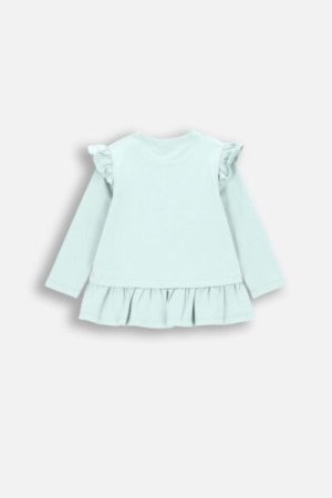 COCCODRILLO t-shirt CUTE GIRL NEWBORN, mint, ZC4143103CGN-031-086, 86 cm 