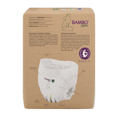 BAMBO püksmähkmed NATURE paberpakendis, 5 suurus, 12-18 kg, 19 tk., BAMB0166 