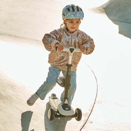 KINDERKRAFT kolmerattaline tõukeratas 2in1 istmega HALLEY 2, valge, KRHALL02WHT0000 