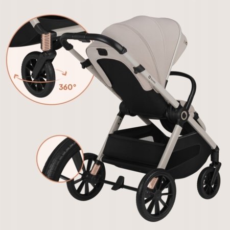 LIONELO universaalne käru LAYLA 3in1, Beige sand, LO-LAYLA 3IN1 