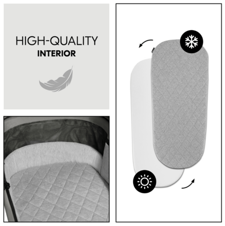 HAUCK universaalne käru COMFORT N CARE AIR SET, Dark grey, 165560 