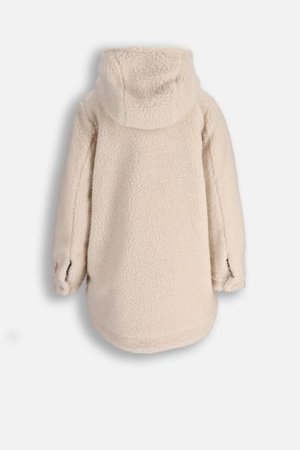 COCCODRILLO karusnahast mantel OUTERWEAR GIRL JUNIOR, kreemjas, ZC5153102OGJ-003-164, 164 cm 