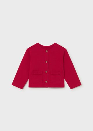 MAYORAL pintsak, lühikeste varrukatega t-särk+ retuusid, red, 1.749-87, 92  cm 