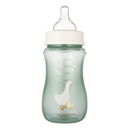 CANPOL BABIES Anti-Colic lutipudel 240 ml PP EasyStart GOOSE, 35/245 