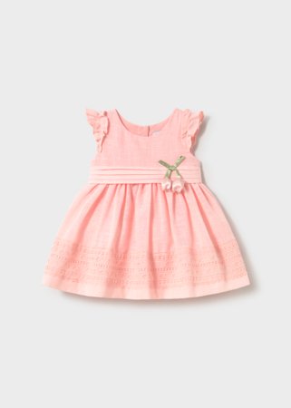 MAYORAL varrukateta kleit, blossom, 1.907-43, 98  cm 