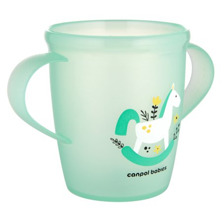 CANPOL BABIES sangadega tass, roheline, 250 ml, 2/101_gre 