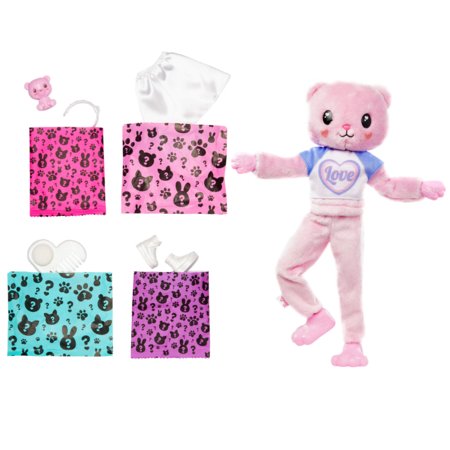 BARBIE Cutie Reveal T-särgiga nukk mõmmi HKR04