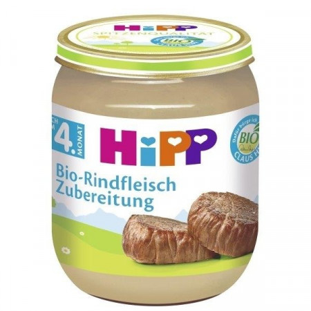 HiPP veiselihapüree 125g 4kuud+ 6010 6010