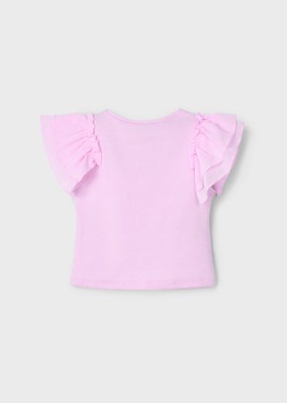MAYORAL lühikeste varrukatega särk, mauve, 3013-25, 128 cm 