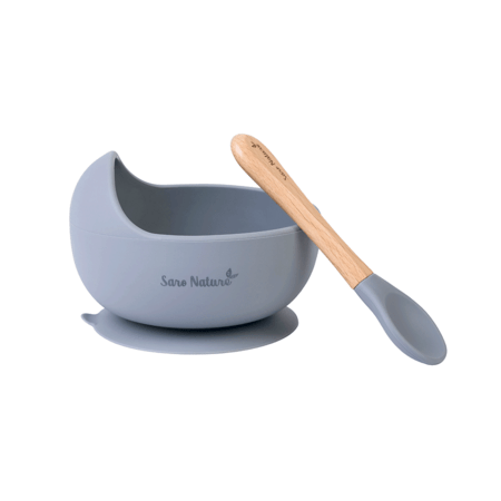 SARO silikoon nõude komplekt NORDIC WAVE, Mist blue, 17392 