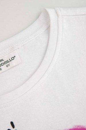 COCCODRILLO lühikeste varrukatega t-särk, valged, WC6143202RGK-001-122, 122 cm 