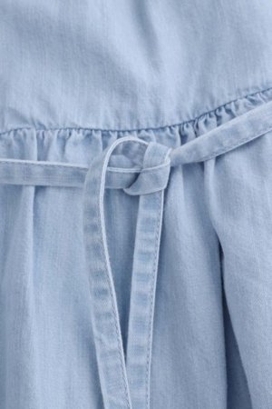 COCCODRILLO lühikeste varrukatega kleit HAPPY RETRO GIRL KIDS, sinine, WC5128302HGK-014-122, 122 cm 