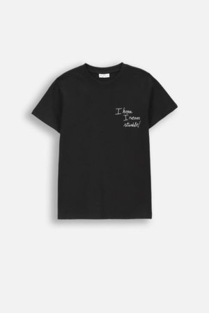 COCCODRILLO lühikeste varrukatega t-särk, mustad, cm 