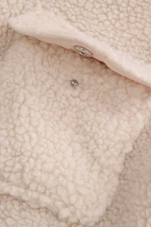 COCCODRILLO karusnahast mantel OUTERWEAR GIRL JUNIOR, kreemjas, ZC5153102OGJ-003-164, 164 cm 