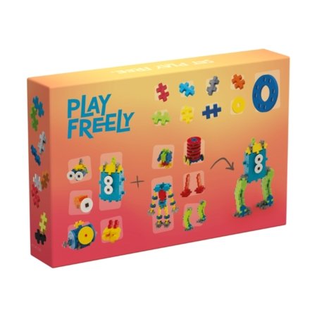 PLUS PLUS konstruktor Learn to Build - robotid, 3963 