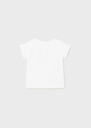 MAYORAL lühikeste varrukatega t-särk 4Q, valged, 1013-29 