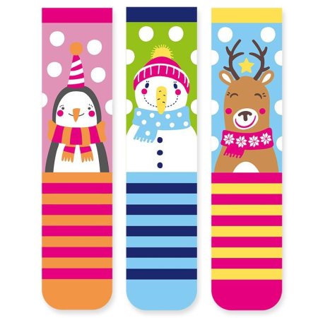 MAGIC MOMENTS Magic Socks GITD One Size. 3 assorted. 960252 