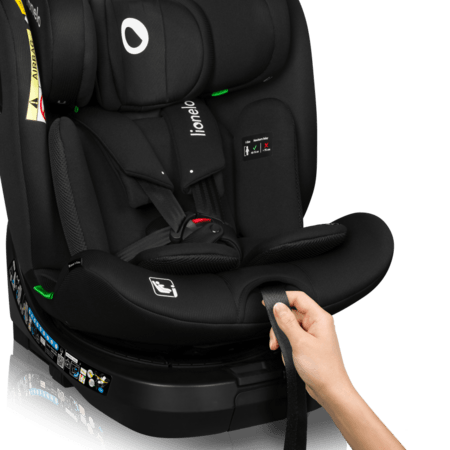 LIONELO turvatool BRAVE I-SIZE, Black carbon, 40-150 cm., LO-BRAVE I-SIZE 