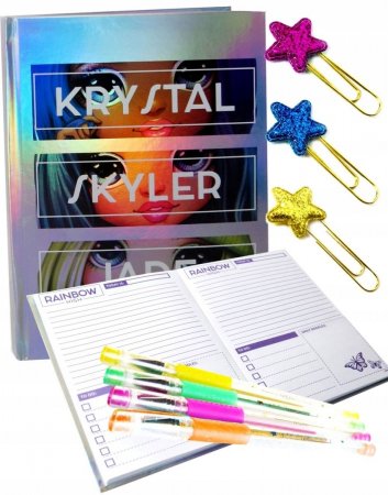 RAINBOW HIGH holograafilise päeviku komplekt, 90-0016 90-0016