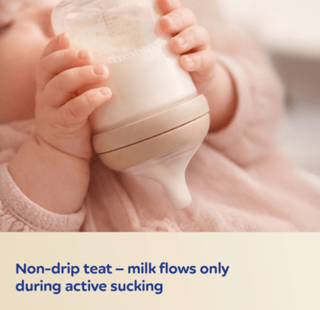 CANPOL BABIES pudelilutid kiire NATURAL SHAPE Anti-colic, aeglase vooga, 3m+, 2 tk., 21/751 