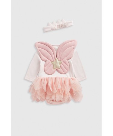 MOTHERCARE kleita ar garām piedurknēm un galvas lentu, IF546 80 