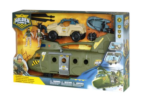 SOLDIER FORCE militaarne mängukomplekt Chiinkook kandur, 545144 