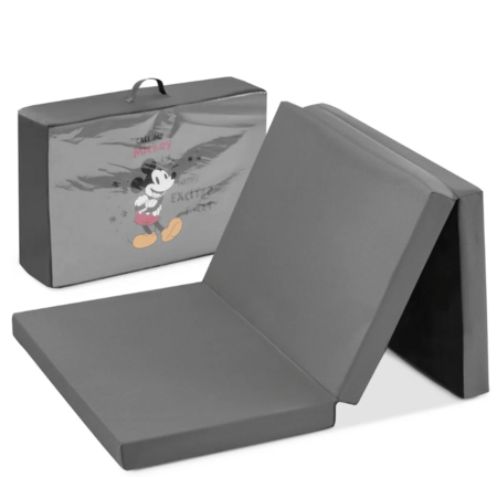 HAUCK kokkupandav reisimadrats, 120x60 cm., Mickey Mouse/Grey, 890301 