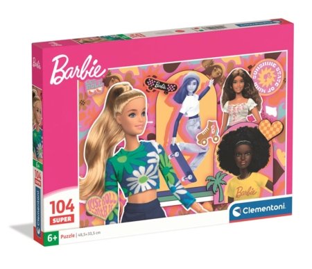 CLEMENTONI BARBIE pusle, 104 tk., 25007 