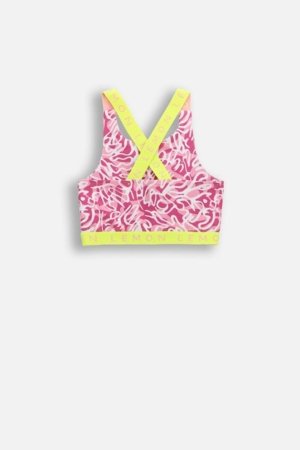 COCCODRILLO top-sports bra, pink, WL6143401ACG-022-146, 146 size 