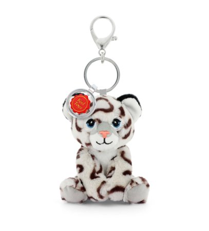 KEEL TOYS KEELECO plüüšist võtmehoidja Lumeleopard, 12cm, BC4402 