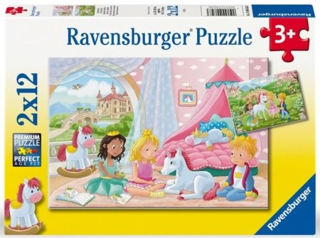 RAVENSBURGER PUZZLE pusle Võluv sõprus, 2x12 tk, 12000858 3 