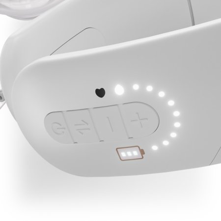 KINDERKRAFT topelt kaasaskantav elektriline rinnapump GENTLENEST, White, KEGENE00GLD0000 