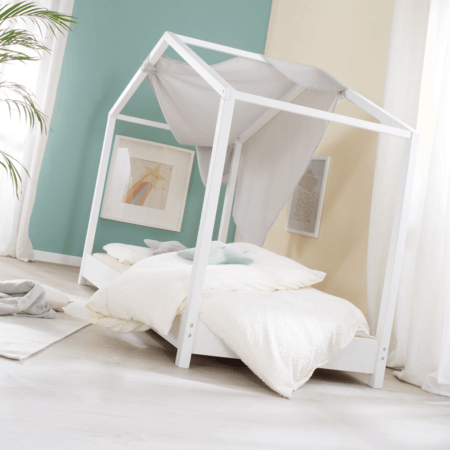 ROBA lastevoodi-maja, 70x140 cm, White, 207024WE 